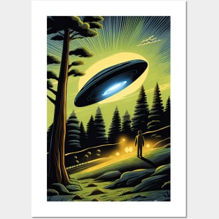 UFO Encounters Posters and Art